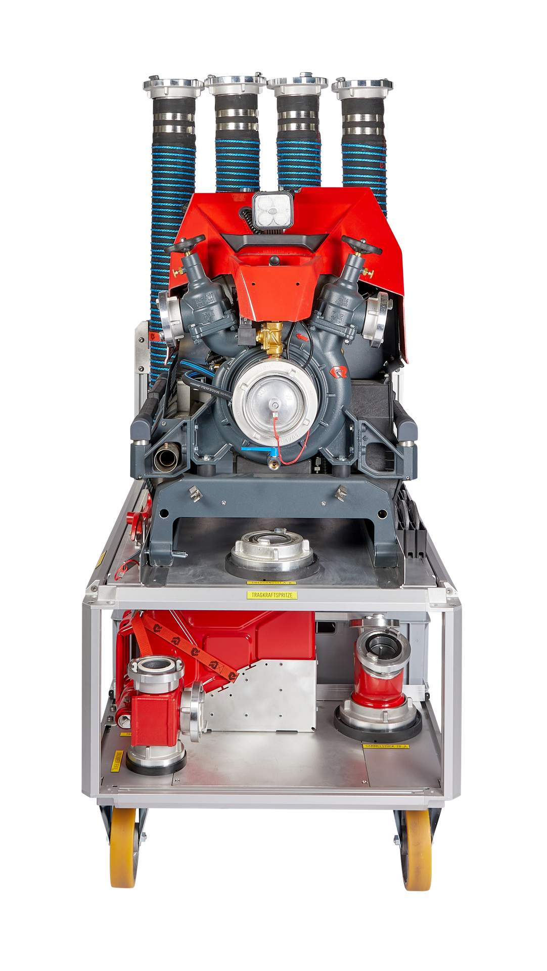 RTE RC Suction Point 1200, 2 x cone breake, 2 x swivel castor, H=1150 - Image 5