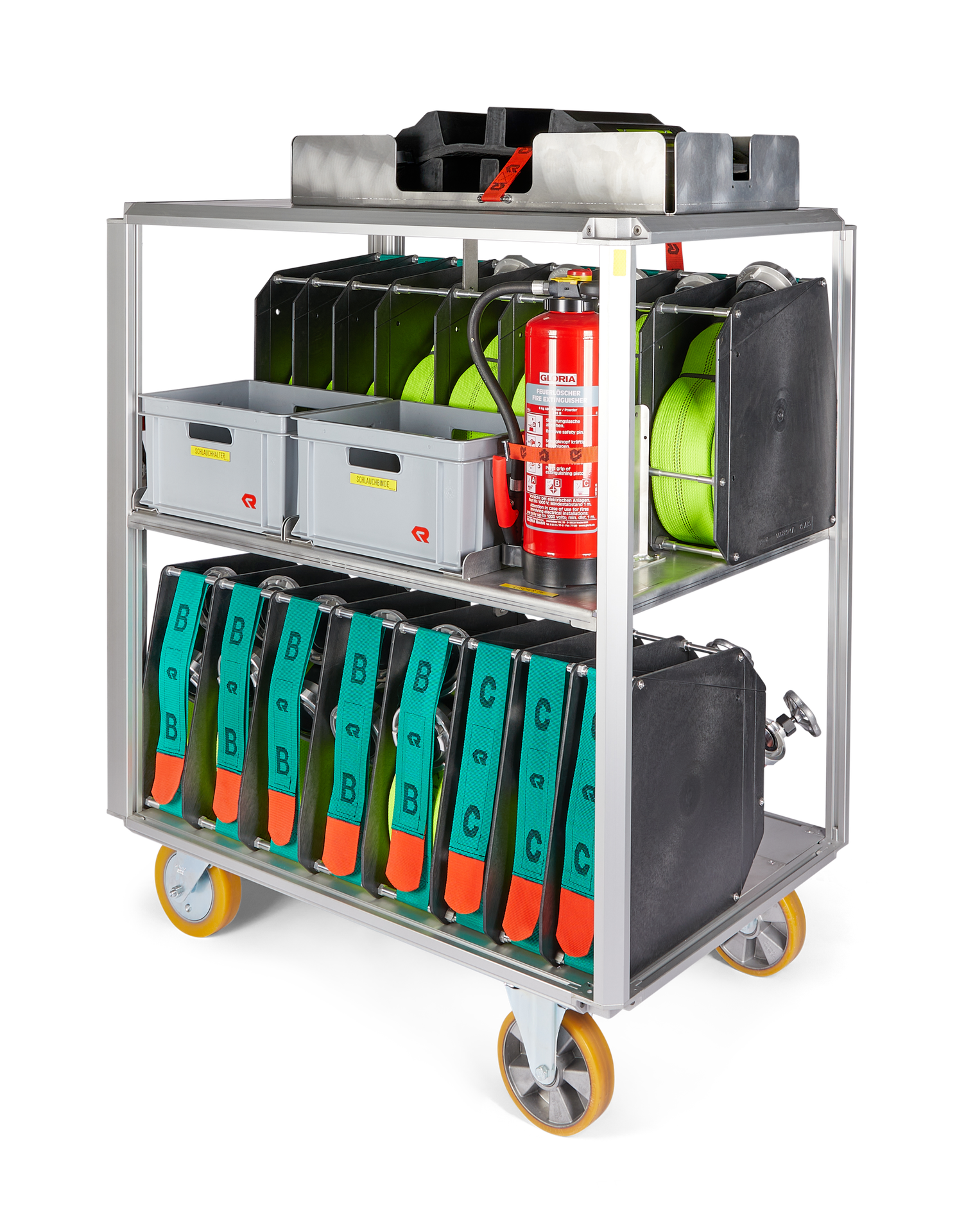 RTE RC Blitz Attack, 2 x drum breake, 2 x swivel castor, H=1600