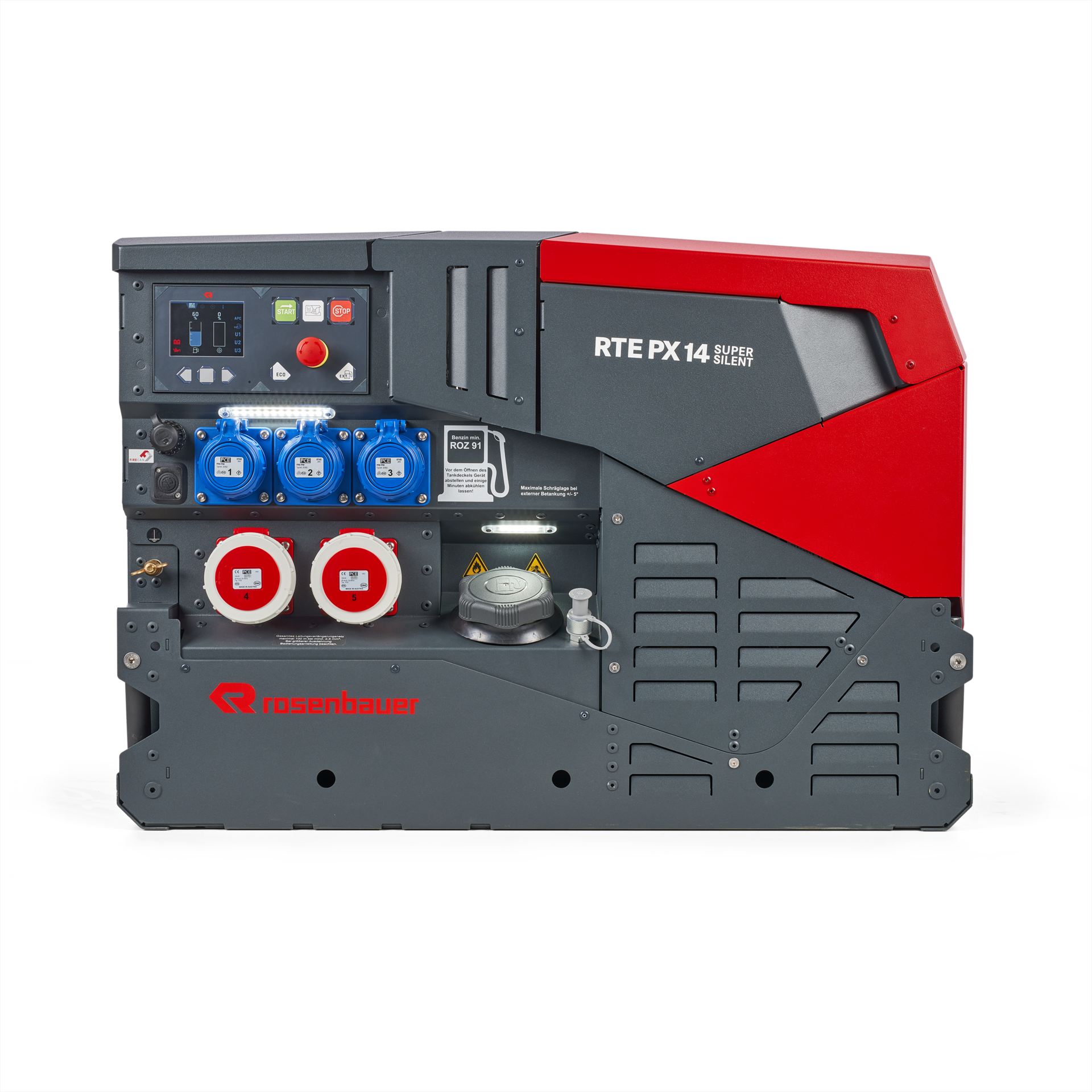 RTE PX 14 Super Silent red